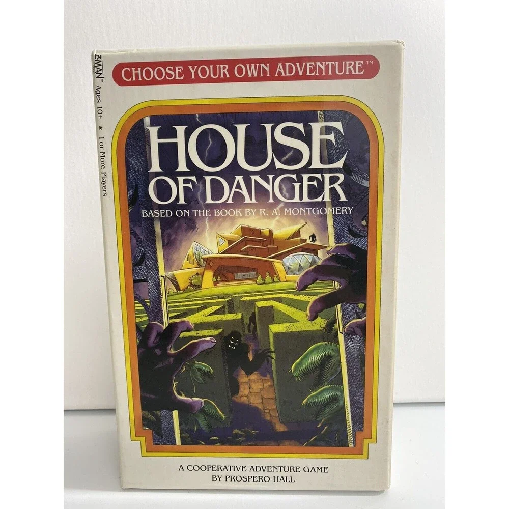 House of Danger Board Adventure Game Choose Your Own Adventure
